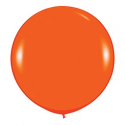 Шар (91 см) Оранжевый, пастель